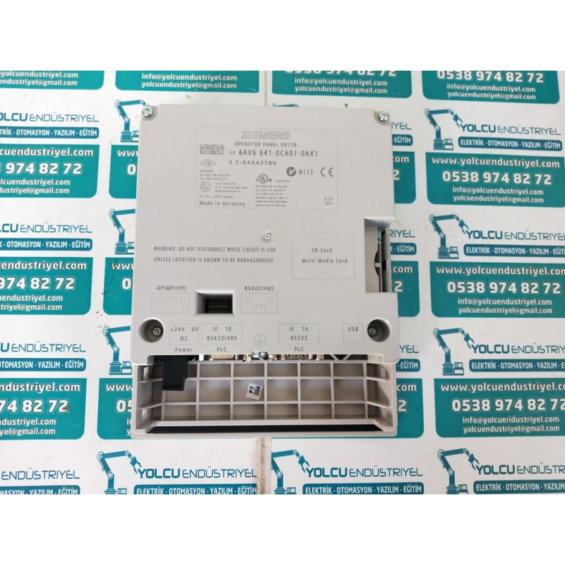 6AV6641-0CA01-0AX1 siemens OP77B panel, operator panel, OP77B, OP